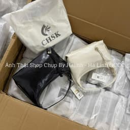 CHSK - Đeo 2 Kiểu - Túi Kẹp Nách Hobo Form Basic Da Nhám 2
