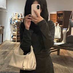 CHSK - Đeo 2 Kiểu - Túi Kẹp Nách Hobo Form Basic Da Nhám 8