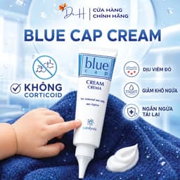 Blue Cap Cream - Kem Bôi Viêm Da Cơ Địa, Eczema, Chàm, Vảy Nến, Giảm Ngứa, Mẩn Đỏ, Dịu Da, Tuýp 50g 2