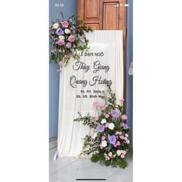Bảng tên dâu rễ, sinh nhật + khung treo decor tiệc cưới hỏi - Thiết Kế Đặc Biệt Cho Sinh Nhật & Tiệc theo yêu cầu 2