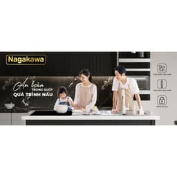 Bếp 3 lò từ Nagakawa UltraSlim NK3C08MB | BH 5 NĂM tại nhà | Công nghệ inverter thông minh 3