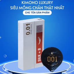Bao Cao Su Kimono 001 – Siêu Mỏng 0.01mm, Co Giãn Tốt, Mang Lại Cảm Giác Chân Thật 4