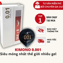 Bao Cao Su Kimono 001 – Siêu Mỏng 0.01mm, Co Giãn Tốt, Mang Lại Cảm Giác Chân Thật 8