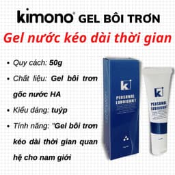 Gel Bôi Trơn Kimono – Gel Siêu Mượt, An Toàn, Hỗ Trợ Cuộc Yêu Thăng Hoa 1