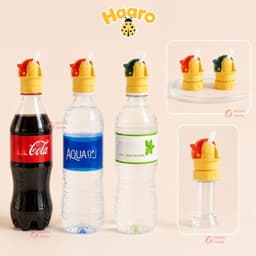 Bộ chuyển đổi sang ống hút gắn chai nước cho bé tiện dụng mang ra ngoài, chống đổ, chống sặc 1