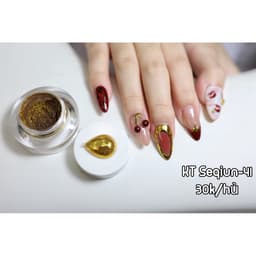 ✨ KT Seojun-YI Chrome Gel – Hiệu ứng gương vàng sang trọng ✨ 1