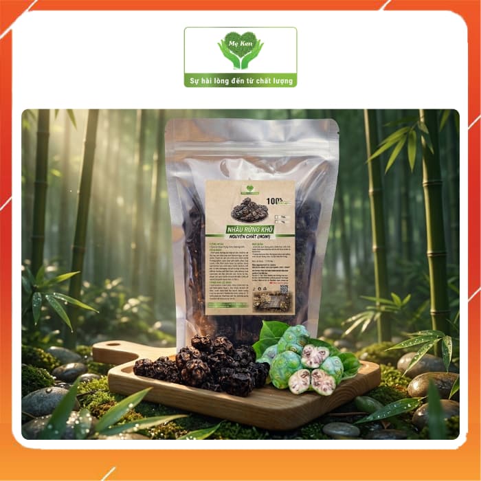 NHÀU RỪNG KHÔ NGUYÊN CHẤT MẸ KEN (500g)