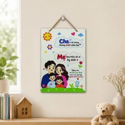 Bảng Gỗ Trang Trí Gia Đình Treo Tường, Tranh Gỗ Decor Gia Đình Nhiều Mẫu Ý Nghĩa 9