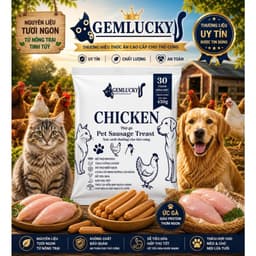 Bịch 120 Cây Xúc Xích Gemlucky Thơm Ngon Cho Chó Mèo - KUPET SHOP 3