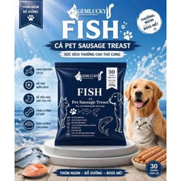 Bịch 120 Cây Xúc Xích Gemlucky Thơm Ngon Cho Chó Mèo - KUPET SHOP 4