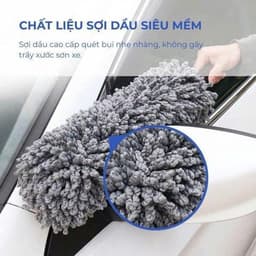 Chổi Lau Bụi Vệ Sinh Nội Thất Ngoại Thất Ô Tô Chất Liệu Sợi Dầu Siêu Mềm Siêu Sạch Đa Năng Tiện Lợi 6