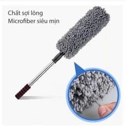 Chổi Lau Bụi Vệ Sinh Nội Thất Ngoại Thất Ô Tô Chất Liệu Sợi Dầu Siêu Mềm Siêu Sạch Đa Năng Tiện Lợi 2