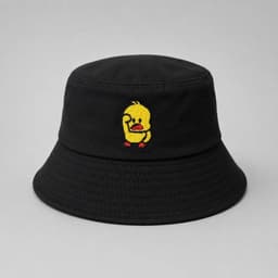 NÓN bucker màu đen thêu chữ đa dạng chữ ,thời trang-unisex 5