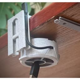 Bộ Cuộn Dây Cáp Kẹp Bàn 3DLUXI, Cuộn Cáp xạc, Dây Sạc Gọn Gàng Cho Bàn Làm Việc, Bàn Học, In Từ Nhựa PLA/PETG An Toàn 2