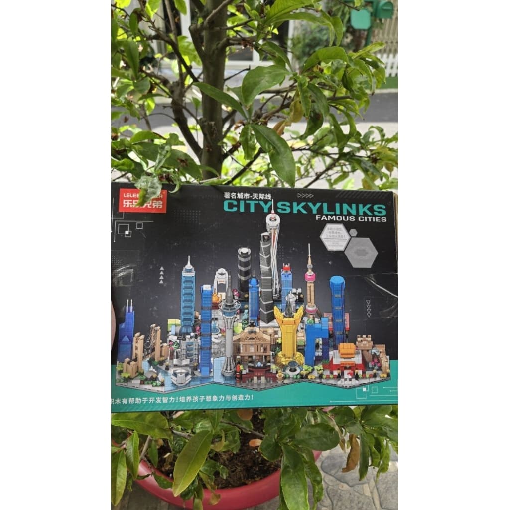 Lắp ráp mô hình kiến trúc 650pcs+