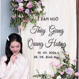 Bảng tên dâu rễ, sinh nhật + khung treo decor tiệc cưới hỏi - Thiết Kế Đặc Biệt Cho Sinh Nhật & Tiệc theo yêu cầu 7