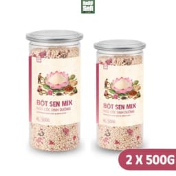 Bột Củ Sen Mix Hạt Dinh Dưỡng, Ngũ Cốc Giảm Cân, Ăn Kiêng,Dưỡng Nhan Nông Sản Vị Quê 7