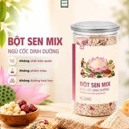 Bột Củ Sen Mix Hạt Dinh Dưỡng, Ngũ Cốc Giảm Cân, Ăn Kiêng,Dưỡng Nhan Nông Sản Vị Quê 2