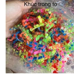 Giá sỉ 1kg chun buộc tóc hàng loại 1 siêu dai , không bị phai mùn cao su 6