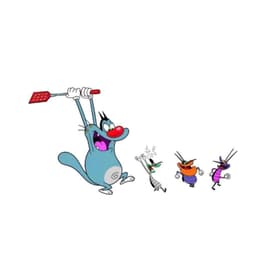 Tem Dán Xe Oggy Và Những Chú Gián Hoạt Hình Ngộ Nghĩnh Trang Trí Ô Tô Xe Máy Laptop Chống Nước Bền Đẹp 7