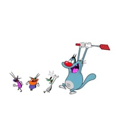 Tem Dán Xe Oggy Và Những Chú Gián Hoạt Hình Ngộ Nghĩnh Trang Trí Ô Tô Xe Máy Laptop Chống Nước Bền Đẹp 8