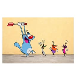 Tem Dán Xe Oggy Và Những Chú Gián Hoạt Hình Ngộ Nghĩnh Trang Trí Ô Tô Xe Máy Laptop Chống Nước Bền Đẹp 5