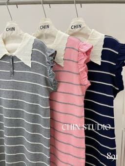 <Đầm Bầu Quynhanhhouse> 𝑪𝑯𝑰𝑵 𝑺𝑻𝑼𝑫𝑰𝑶 891 VÁY KẺ MON DÁNG SUÔNG freesize 9