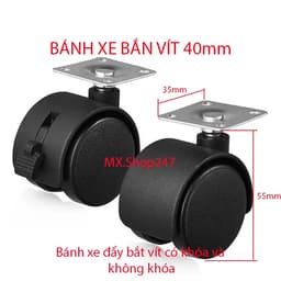 Bánh xe đẩy, Bánh xe hộc tủ, Bánh xe đa năng lắp đặt nội thất 5