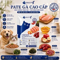 Pate GemLucky Gói 70g Dinh Dưỡng Cho Chó Mèo Mọi Lứa Tuổi 4