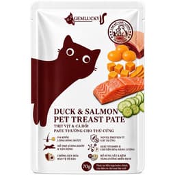 Pate GemLucky Gói 70g Dinh Dưỡng Cho Chó Mèo Mọi Lứa Tuổi 1