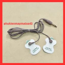 Dây điện xung giắc cắm 6.5mm ra 2 đầu cúc, luôn dùng cho các dòng máy massage trị liệu điện xung... 3