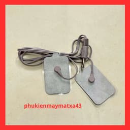 Dây điện xung giắc cắm 6.5mm ra 2 đầu cúc, luôn dùng cho các dòng máy massage trị liệu điện xung... 4