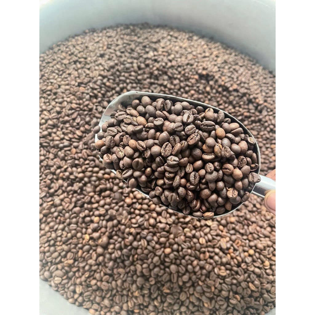 Cà phê Robusta 100% rang mộc Ngọc Phương - Đắng đậm, thơm nồng bịch 1kg