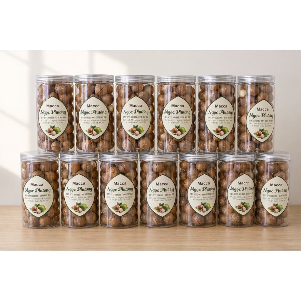 1kg Hạt Macca Ngọc Phương Sấy Nứt Vỏ Size vừa⚡️Tặng Kèm Khui Hạt ( hạt ăn liền)