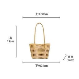 Túi Kẹp Nách Da Đan Dáng Giỏ Kèm Túi Nhỏ HotTrend 9