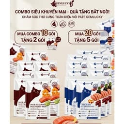 Combo Pate GemLucky Dinh Dưỡng Cho Chó Mèo Mọi Lứa Tuổi 5