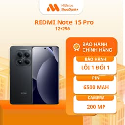 Điện Thoại Xiaomi Redmi Note 15 Pro 4G 12GB 256GB Chính Hãng BH 18 Tháng 1