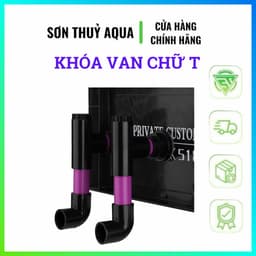 Van Khóa Chữ T PVC Cao Cấp | Van Chia 3 Ngả Điều Chỉnh Lưu Lượng Nước Cho Hồ Cá Koi, Bể Cá 2