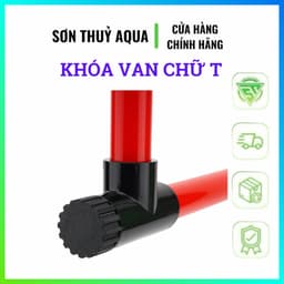 Van Khóa Chữ T PVC Cao Cấp | Van Chia 3 Ngả Điều Chỉnh Lưu Lượng Nước Cho Hồ Cá Koi, Bể Cá 1
