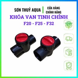 Van Khóa Tinh Chỉnh PVC STORM AQUA F20 F25 F32 | Van Điều Chỉnh Lưu Lượng Nước Cho Hồ Cá, Hồ Koi 4
