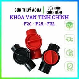 Van Khóa Tinh Chỉnh PVC STORM AQUA F20 F25 F32 | Van Điều Chỉnh Lưu Lượng Nước Cho Hồ Cá, Hồ Koi 1