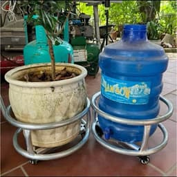 [Hàng cao cấp] Giá Đỡ Bình Gas Có Bánh Xe Đa Năng xoay 360 độ | Kệ Kê Chậu Cây Cảnh | Chắc Chắn Chịu Tải Tốt 2