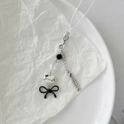 Charm móc khóa, dây treo điện thoại hình mèo con. Phụ kiên trang trí điện thoại, balo, túi xách 4