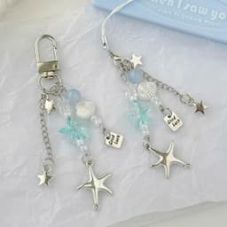 Charm móc khóa, dây treo điện thoại hình sao biển. Phụ kiện treo điện thoại, balo, túi xách 1
