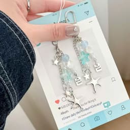 Charm móc khóa, dây treo điện thoại hình sao biển. Phụ kiện treo điện thoại, balo, túi xách 3