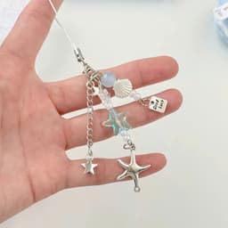 Charm móc khóa, dây treo điện thoại hình sao biển. Phụ kiện treo điện thoại, balo, túi xách 6