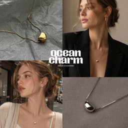 Dây Chuyền Vòng Cổ Tối Giản Mặt  – Vòng Cổ Nữ Thanh Lịch Phong Cách Hàn Quốc 1