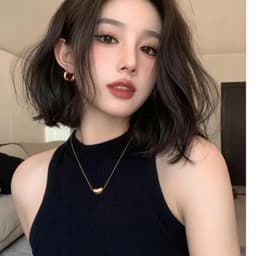 Dây Chuyền Vòng Cổ Tối Giản Mặt  – Vòng Cổ Nữ Thanh Lịch Phong Cách Hàn Quốc 3