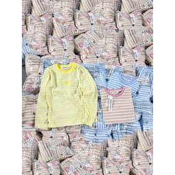 Set 3 Áo Thun Giấy Kẻ Ngang Thêu Hình Siêu Xinh 8