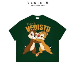 Áo thun BOXY Local Brand VEQISTU "SÓC CHIP DALE" Áo Thun Boxy Form Rộng Unisex 250Gsm Cotton 4